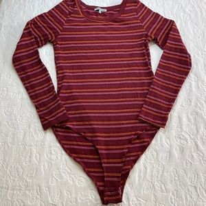 Charlotte Russe Small Long Sleeve Bodysuit
